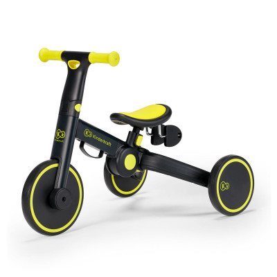 Трехколесный велосипед беговел 3в1 KiderKraft 4TRIKE Black Volt в Черкассах