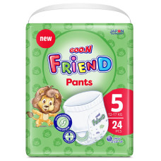 Підгузки-трусики Goo.N Friend, розмір 5, 12-17 кг, 24 шт.