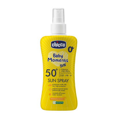 Молочко-спрей сонцезахисне Baby Moments SUN, SPF 50+, 150 мл