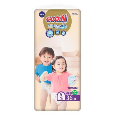 Підгузки-трусики Goo.N Premium Soft, розмір XL, 12-17 кг, 36 шт.