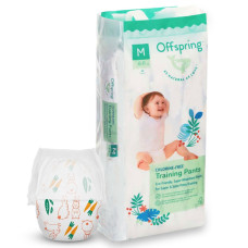 Підгузки-трусики Offspring Hugs Bunny, розмір M, 6-11 кг, 42 шт.