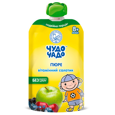 Пюре Чудо-Чадо Вітамінний салатик, з 8 міс., 180 г в Ровном