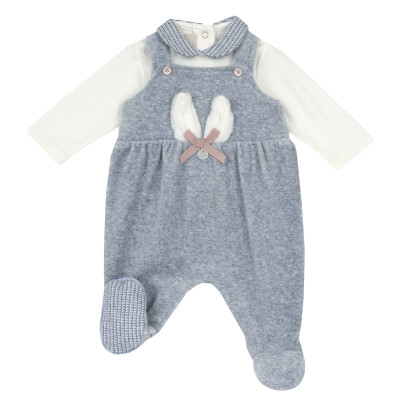 Комплект Magic Ears: боді та велюровий напівкомбінезон в Хмельницком