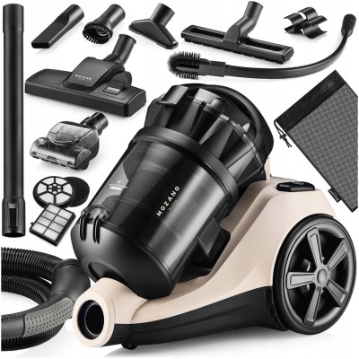 Циклонный пылесос без мешка Mozano Max Cyclonic 4000W Beige в Житомирі