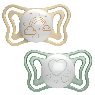 Пустушка Physio Light, силікон, 2-6 міс., 2 шт., люмінесцентна в Сумах Пустушка Physio Light, силікон, 2-6 міс., 2 шт., люмінесцентна в Сумах