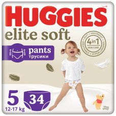 Підгузки-трусики Huggies Extra Care, розмір 5, 12-17 кг, 34 шт.