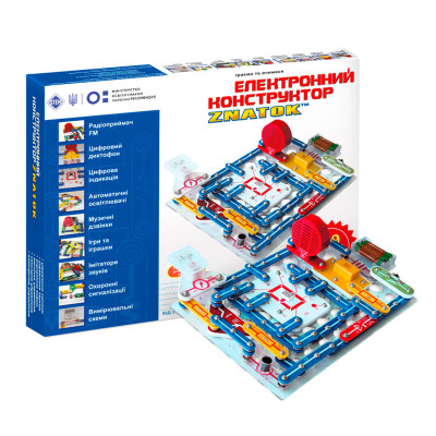Набір для дослідів Znatok Електронний конструктор 999 схем (REW-K001)