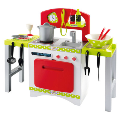 Кухня Chef-Cook з розсувними стільницями посудом та аксесуарами(1739)