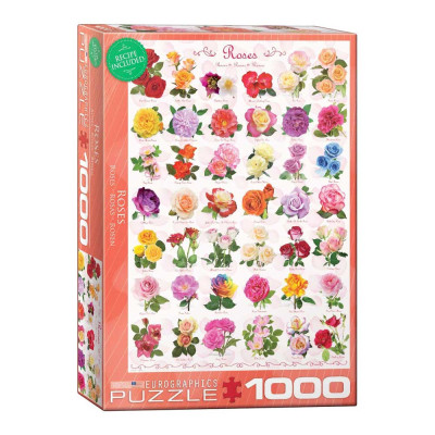 Пазл Eurographics Троянди 1000 елементів (6000-0593)