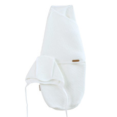 Комплект MagBaby Kapitone Milky: європелюшка на липучці та шапка Комплект MagBaby Kapitone Milky: європелюшка на липучці та шапка