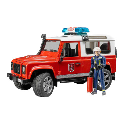Джип Пожежний Land Rover Defender BRUDER (02596)