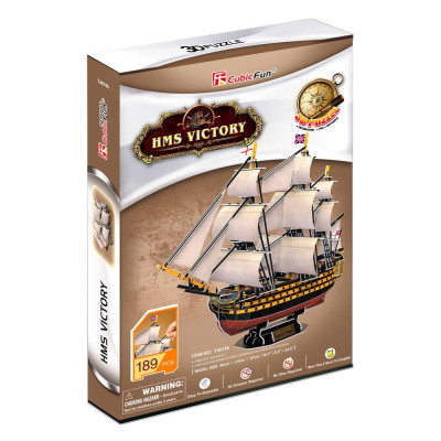 Тривимірна головоломка-конструктор CubicFun HMS Victory (T4019h) Тривимірна головоломка-конструктор CubicFun HMS Victory (T4019h)
