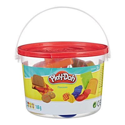 Набір для ліплення Play-Doh Міні відерко Пікнік (23414/23412)