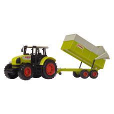 Машинка Dickie Toys Farm Трактор з причепом Claas (3739000)