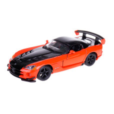 Автомодель Bburago Dodge Viper SRT10 ACR оранжево-чорний металік 1:24 (18-22114 met orange black) Автомодель Bburago Dodge Viper SRT10 ACR оранжево-чорний металік 1:24 (18-22114 met orange black)