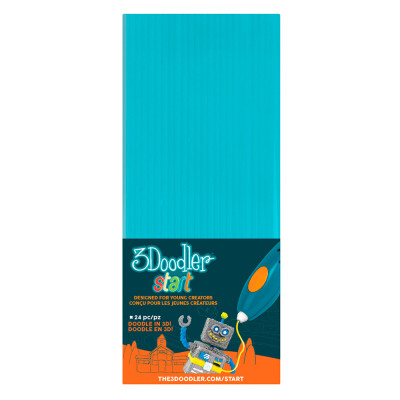 Набір стрижнів для 3D-ручки 3Doodler Start Синій (3DS-ECO05-BLUE-24) Набір стрижнів для 3D-ручки 3Doodler Start Синій (3DS-ECO05-BLUE-24)