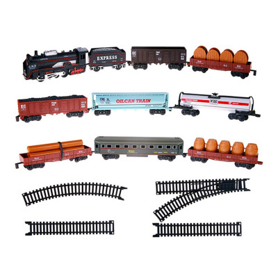 Набір Big Motors Залізниця із 9 вагонами моторизована (19033-8) Набір Big Motors Залізниця із 9 вагонами моторизована (19033-8)