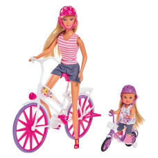 Ляльковий набір Штеффі та Еві Прогулянка на велосипедах Steffi & Evi Love (573 3045)
