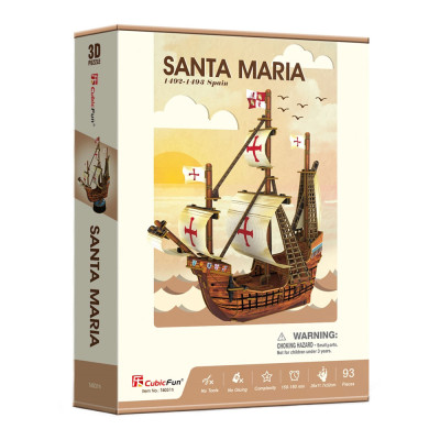 Тривимірна головоломка-конструктор CubicFun Санта Марія (T4031h) в Виннице