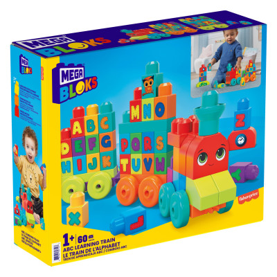 Конструктор Mega Bloks Потяг з буквами (DXH35)