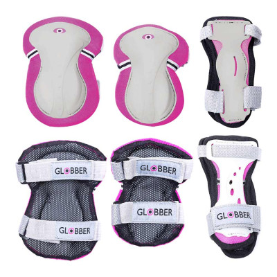 Защитный комплект для детей GLOBBER розовый 25-50 кг (541-110)