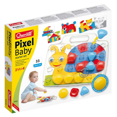 Набір для занять мозаїкою Великі фішки і дошка 46 мм 24 шт (4400-Q)