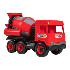 Машинка Tigres Middle truck Бетонозмішувач червоний в коробці (39489)