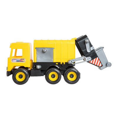 Машинка Tigres Middle truck Жовтий сміттєвоз (39492) Машинка Tigres Middle truck Жовтий сміттєвоз (39492)