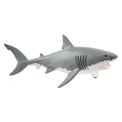 Пластикова фігурка Schleich Велика біла акула 17,7 x 8 x 7,8 см (14809)