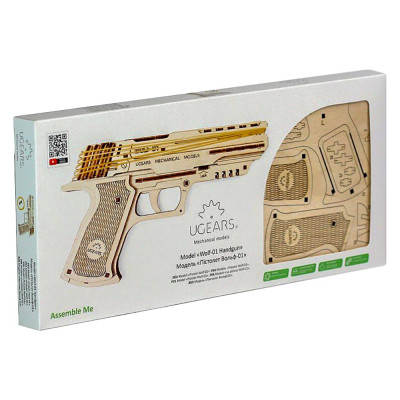 Тривимірний пазл Ukrainian gears Пістолет Вольф-01 механічний (70047) в Виннице Тривимірний пазл Ukrainian gears Пістолет Вольф-01 механічний (70047) в Виннице