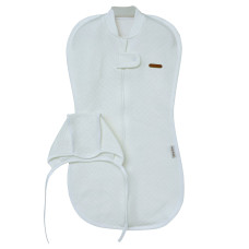 Комплект MagBaby Kapitone Milky: європелюшка та шапка Комплект MagBaby Kapitone Milky: європелюшка та шапка