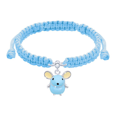 Браслет UMa&UMi Блакитний із мишеням (7338660153082) в Чернигове