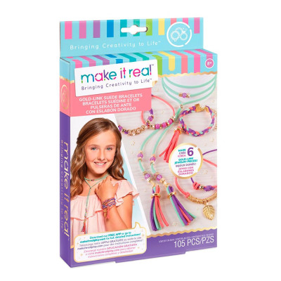 Набір для створення шарм-браслетів Make it Real Золоте сяйво (MR1207) в Житомире