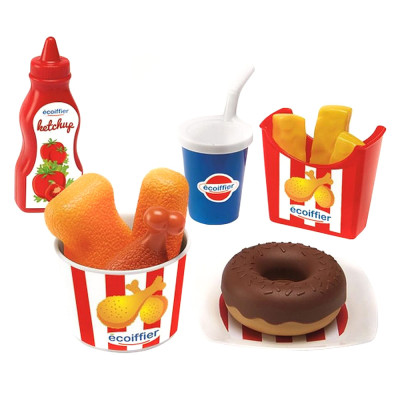 Набір Ecoiffier 100% Chef Кейс із наггетсами та пончиками (002590) в Днепре