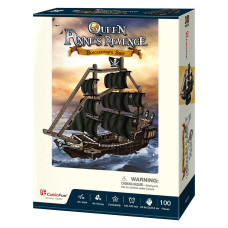 Тривимірний пазл CubicFun Корабель Помста королеви Ганни (T4035h)