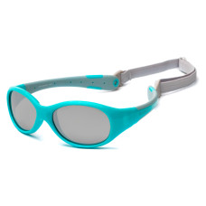 Сонцезахисні окуляри Koolsun Flex бірюзово-сірі до 3 років (KS-FLAG000)