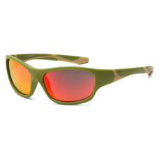 Сонцезахисні окуляри Koolsun Sport кольору хакі до 8 років (KS-SPOLBR003)