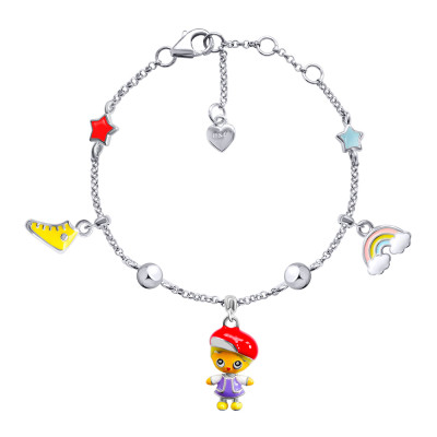 Браслет UMa&UMi  Шкет на ланцюжку червоний (4312657139146) в Тернополе