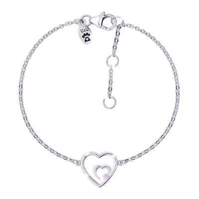 Браслет UMa&UMi Серце подвійне білий (4960878320920) в Чернигове Браслет UMa&UMi Серце подвійне білий (4960878320920) в Чернигове