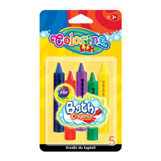 Крейда Colorino 5 кольорів для малювання у ванній (67300PTR)