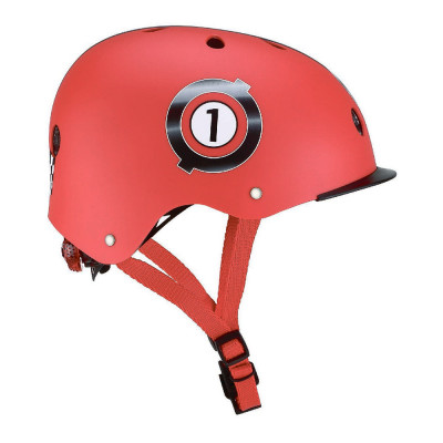 Защитный шлем Globber Гонки красный с фонариком  (507-102)