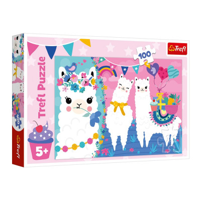Пазли Trefl Щасливі лами 100 шт (16363) в Виннице