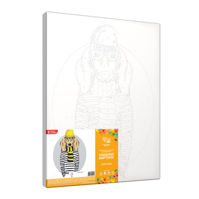 Набір для акрилового розпису за номерами Rosa start Stylish dog (N00013265) Набір для акрилового розпису за номерами Rosa start Stylish dog (N00013265)