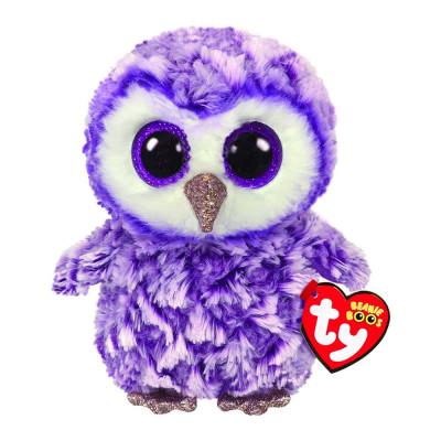М'яка іграшка TY Beanie boos Сова Місячне сяйво фіолетова 15 см (36325) в Виннице