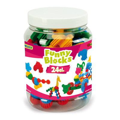 Конструктор Wader Funny blocks 24 елементи (41940) в Черкассах Конструктор Wader Funny blocks 24 елементи (41940) в Черкассах