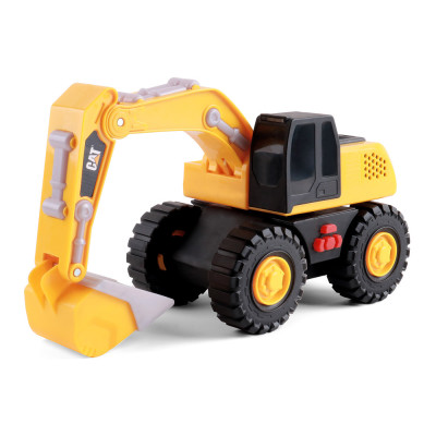 Машинка CAT Міцні помічники Екскаватор 25 см із ефектами (82399) Машинка CAT Міцні помічники Екскаватор 25 см із ефектами (82399)