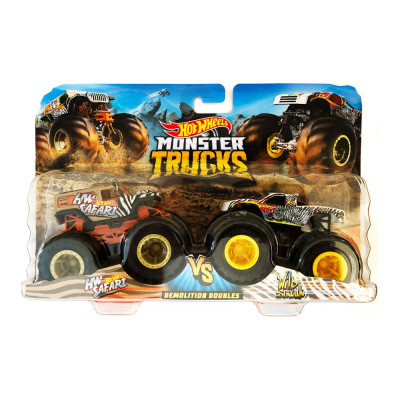 Набір машинок Hot Wheels Monster trucks Сафарі і Ваілд Стрік 1:64 (FYJ64/GJF64) в Черкассах