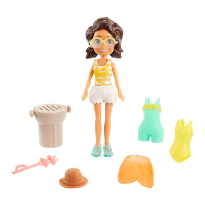 Набір Polly pocket Маленька модниця Шані в окулярах на пляжі (GDM01/GMF77) Набір Polly pocket Маленька модниця Шані в окулярах на пляжі (GDM01/GMF77)