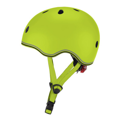 Защитный шлем Globber Evo light зеленый с фонариком 45-51 см (506-106)