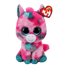 М'яка іграшка TY Beanie boo's Єдиноріг рожево-блакитний 15 см (36313)